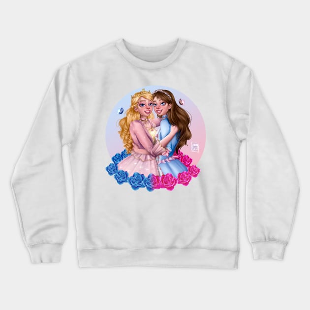 Barbie as the Princess and the Pauper Crewneck Sweatshirt by _LunarChim_